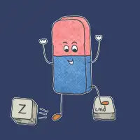 Eraser Old School T-Shirt - design