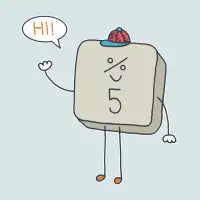 Hi 5 Throw Pillow - design