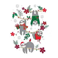 Christmas Sloths - design