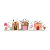 Gingerbread Houses T-Shirt - design