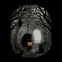 A Quiet Spooky Spot (Book Reading Monster) - design