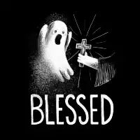 Blessed - Existential Dead Ironic Ghost - design