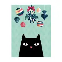 Mistletoe? Black Cat Version - design