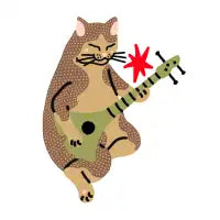 ROCKIN' CAT T-Shirt - design