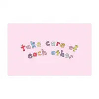 Care (Pink) - design