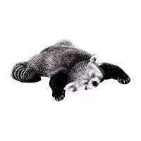 Red panda sleeping illustration - design