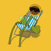 Sun bathing - design