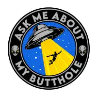 Alien Abduction Butthole - design