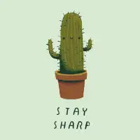 Stay sharp - design