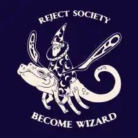 Reject society. Become wizard - design