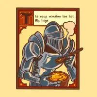 The soup remains too hot - design