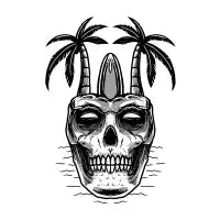 Holiday Skull - design