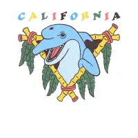 California Dolphin T-Shirt - design