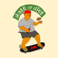 skate or diet - design