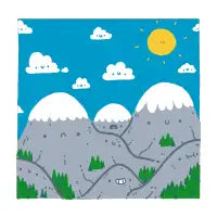 Happy Landscape Fine Art Print - design