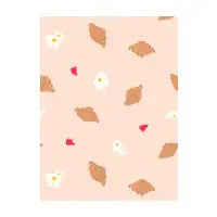 Croissants and Petals Pattern - design