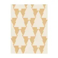 Gold Christmas Tree Pattern - design