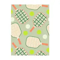 Retro Pickleball Pattern - design