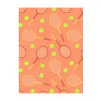 Retro Tennis Pattern - design