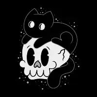 Skull kitty - design