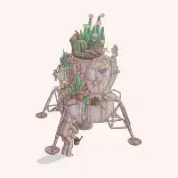 Astronaut’s garden - design