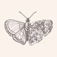 butterfly sci-fi - design
