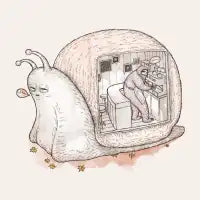 Cool slow cafe - design