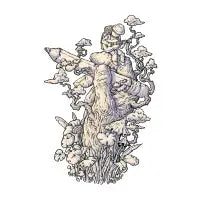 Hand drawn tree imagine 02 - design