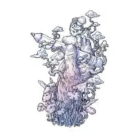 hand drawn tree imagine - design