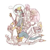 Otter space suit T-Shirt - design