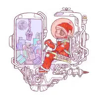 Santa space suits - design