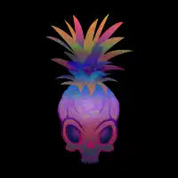 Alien skull pineapple - design