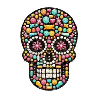 Candy Mexican Skull - design