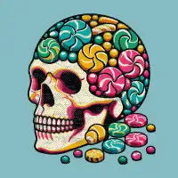 Candy skull - design