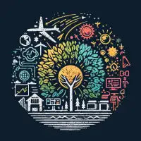 Care for nature - inspired by a child's drawing - design