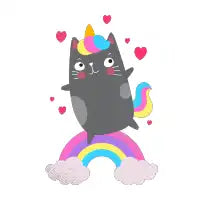 Cute Cat Unicorn - design