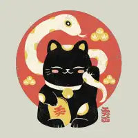 GOOD LUCK CAT AND SNAKE-2 - design