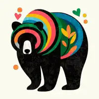 Happy bear - design