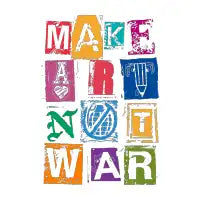Make Art, Not War - design