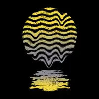 Melting sunset - design