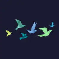 Migration of paper birds - design