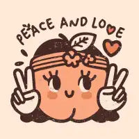 Peace and love - design
