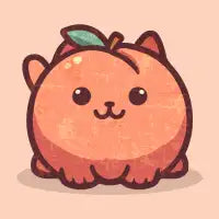 Peachcat-face - design