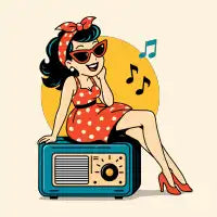 Retro Music Vibes - design