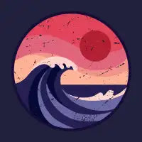 Summer sunset - design