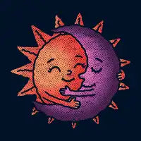 Sun and moon - design