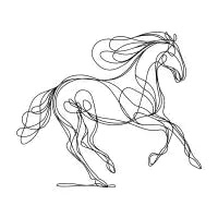 With one line - design