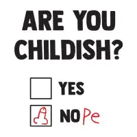 Are You Childish? - design