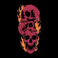 Hellfire Skulls - design