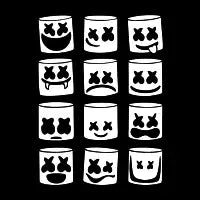 Marshmallow Emoji Faces T-Shirt - design